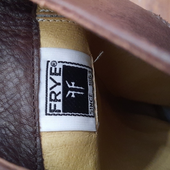 Frye Phillips Riding Brown Leather Boots - Picture 5 of 7